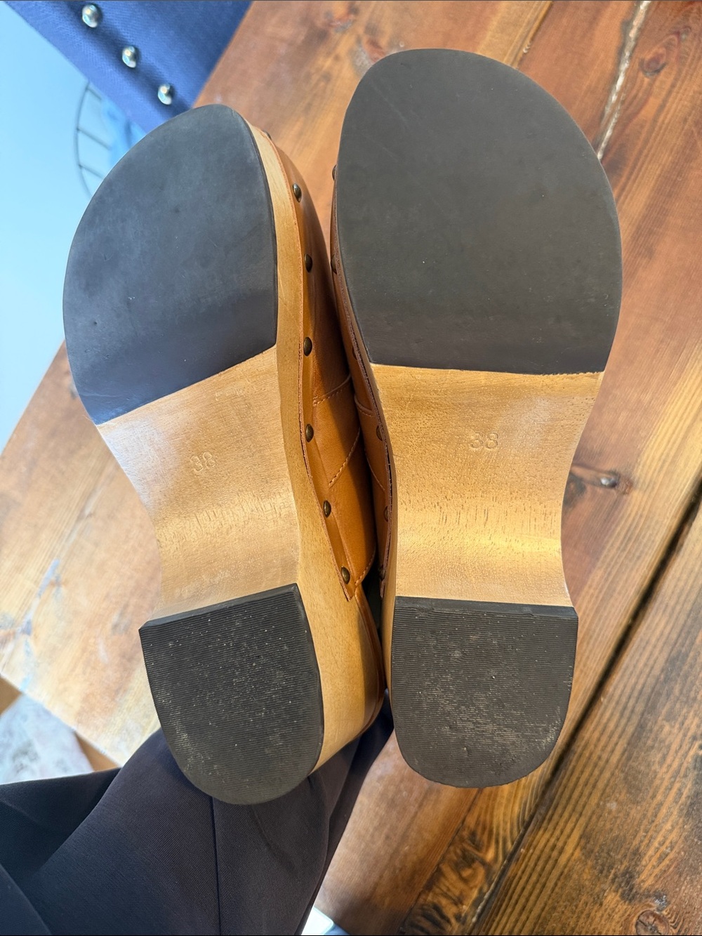 Anthropologie Silent D Georgia Slingback Heeled Clogs - Picture 7 of 9